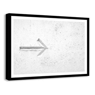 " Arrow On White " by Nik
