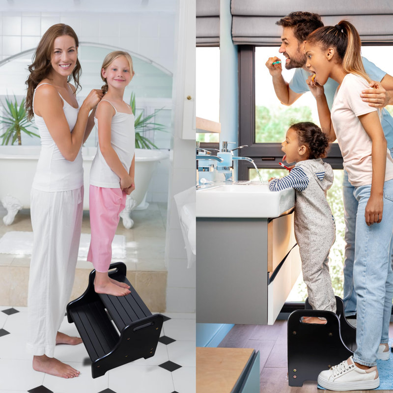 2-Step Stool, Black