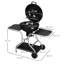 CLIY Freestanding Charcoal Gas Grill