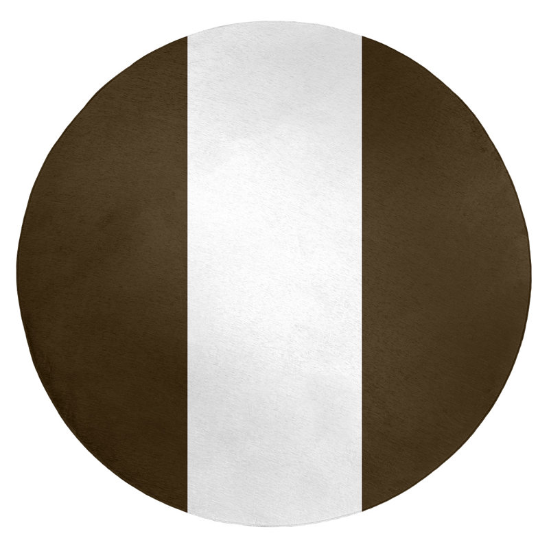 Chenille Indoor Rug, Round 5'