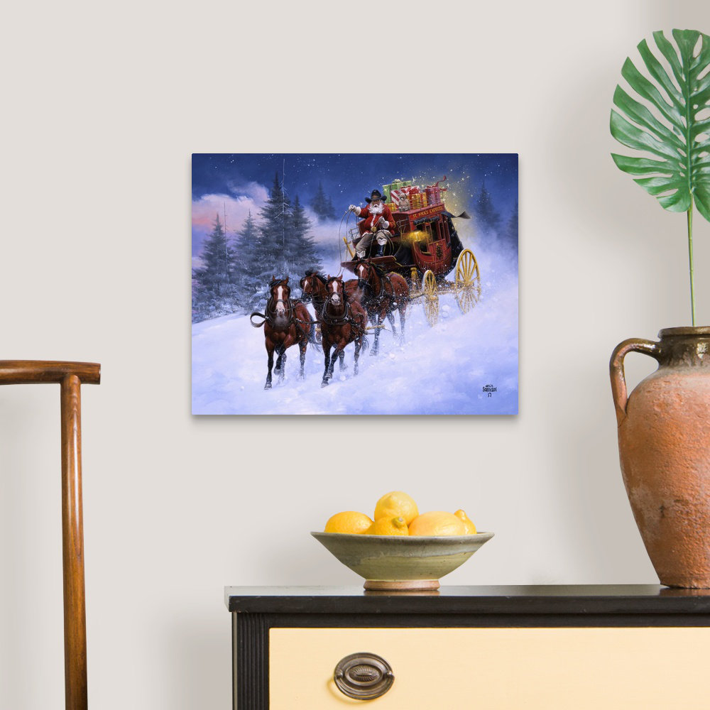 " Nick's Express " by Jack Sorenson Painting Print The Holiday Aisle® 