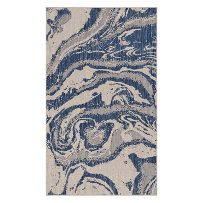 Tapis d'intérieur / extérieur tissé à la machine Ohiopyle