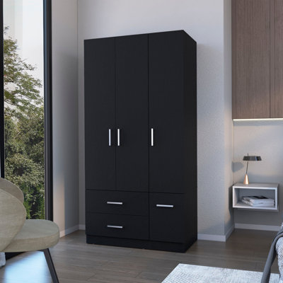 4-Door 2-Drawer Armoire