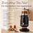 Electric Samovar Tea Maker 4L with Glass Teapot, Stainless Steel Hot Water Urn, Fast Boil 120V 1500W, Auto Shut Off & Keep Warm, Turkish Russian Tea Maker for Home & Office-Black