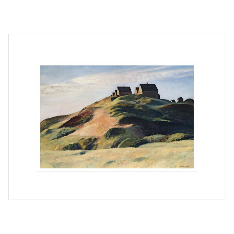 Corn Hill (Truro Cape Cod) par Edward Hopper, impression giclée sur cadre, H 13,14 po x l 16,75 po