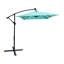 Parasol rectangulaire pour terrasse à énergie solaire 2 x 3 m à économie d'énergie