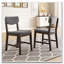 Chaise de salle à manger rustique 4 pièces 4 pièces-1009623912