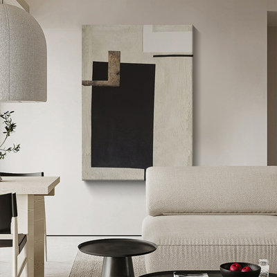 Sofa background wall hand-painted decorative paintings for the living room abstract art and hanging paintings for the entrance hall