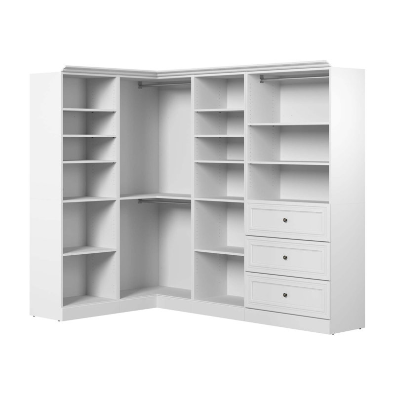 Système d'organisation l 96 po Alvaretta, Blanc