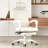 Ergonomic Office Chair With Footrest, Mesh Office Desk Chair With Headrest, High Back Computer Chair With Adjustable Lumbar Support For Home Office Study Room Bedroom-132300864