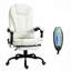 Chaise de bureau à 7 points de massage vibrant à haut dossier