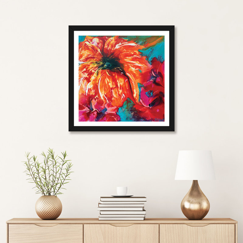 «Tropical Garden III», reproduction d'art, Papier noir, H 24 po x l 24 po x p 1 po