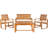 Andralyn Acacia 4 - Person Patio Conversation Set with Cushions-1013235573-1039766069