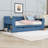 Multifunctional Wood Convertible Daybed with Built-in Desk, Storage Drawer-867099465-867099477