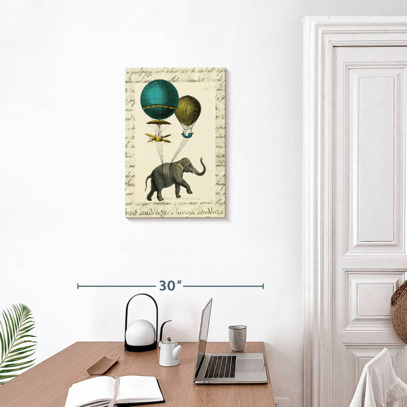 Elephant Ride, 24" H x 16" W