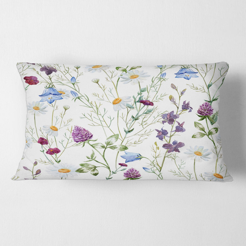 Floral Throw Pillow