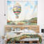 Tapisserie d'illustration ballon air chaud Abstract-28504349