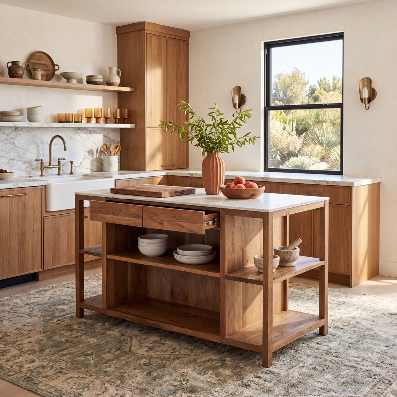Alida 62 " W Kitchen Island