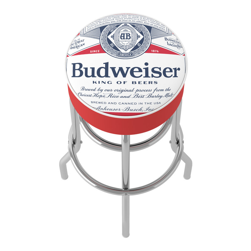 Budweiser Label Design Bar Stool