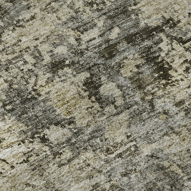 Premium Machine Washable Cerrito Taupe Rug, Rectangle 9' x 12'