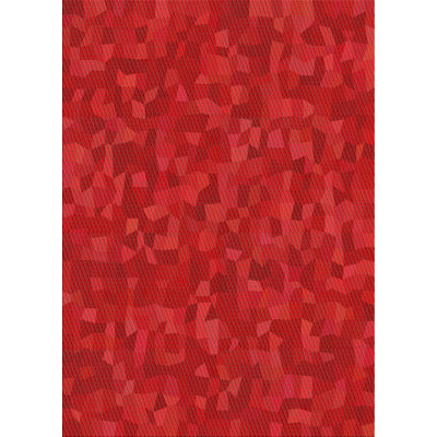 Tapis abstrait rouge