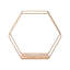 Gardner 5 Piece Hexagon Floating Shelf-130254648