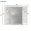 Meuble-lavabo 36 po avec lavabo supérieur