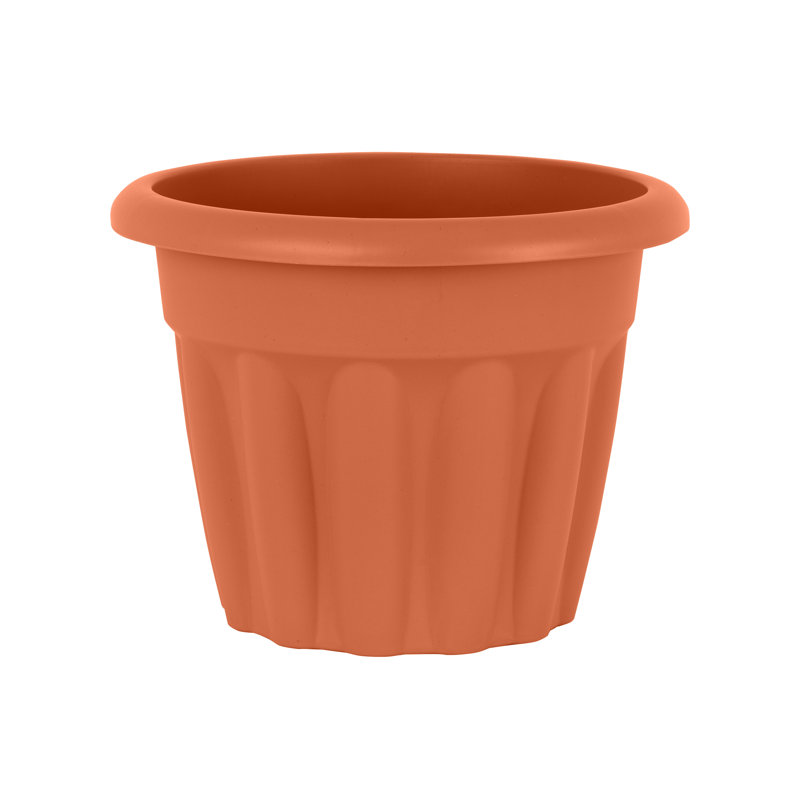 Wham Vista 33cm Round Planter Pack of 4 Terracotta