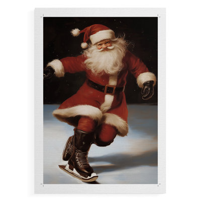 Art des Fêtes de Noël -Série 2-CCCCL XXX -Impression sur toile seulement - NON-CADRE