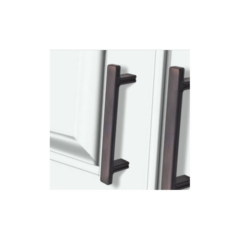 Anwick Bar Pull, Brushed Oil Rubbed Bronze, 12 5/8″