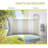 Vertical Stripe Outdoor Rectangular Throw Pillow-960350625