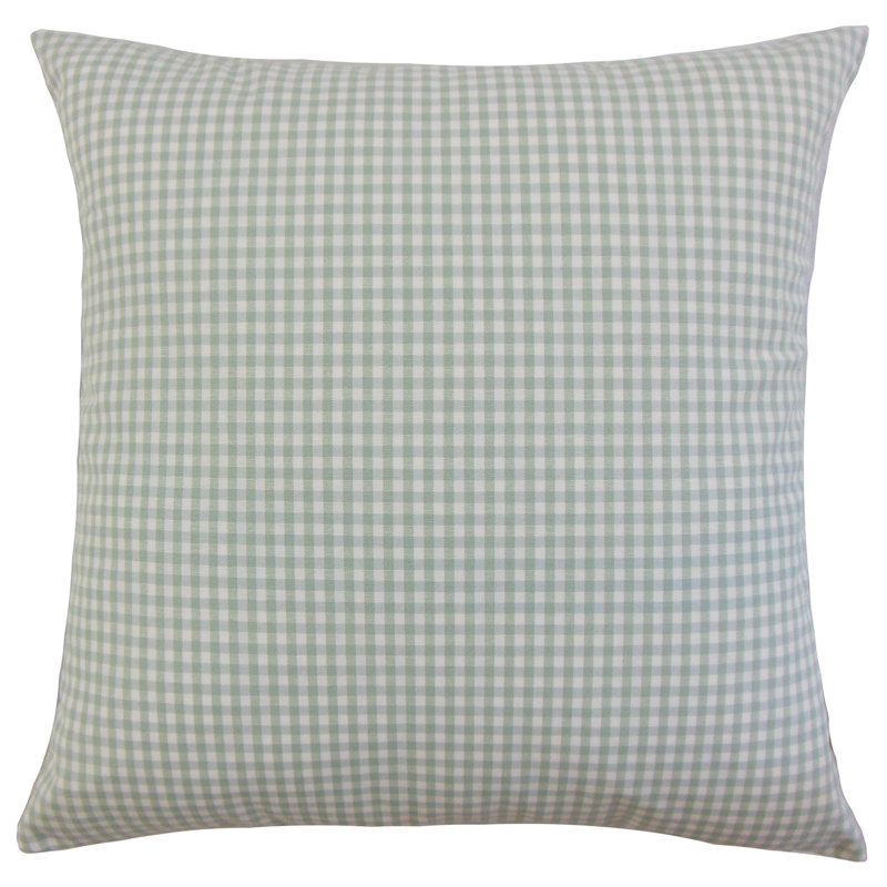 Housse de coussin Plaid, Noir, 18 po x 18 po, Pas de bourre