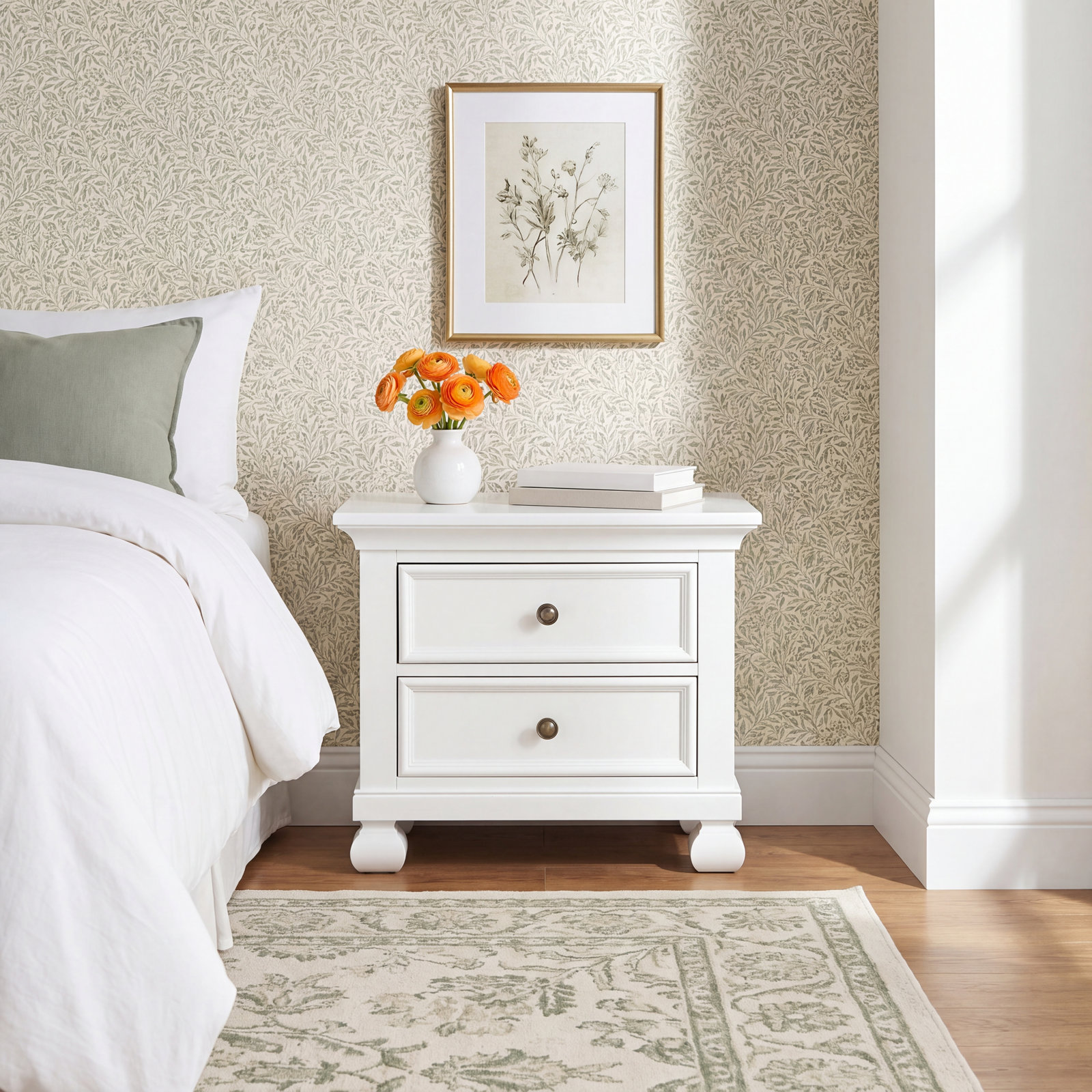 Solvang Nightstand, Nutmeg