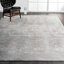 A Abstract Area Rug in Grey-734320945