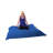 Premium Garden Bean Bag Chair, Solid Blue, 39.4 x 39.4 x 7.9 inches | 100% Waterproof Polyester, 100% Original Bead Styrofoam | Maximum Weight Capacity: 440 lbs, Hidden Double Zipper System | Perfect for Outdoor Entertainment & Relaxation-318328610