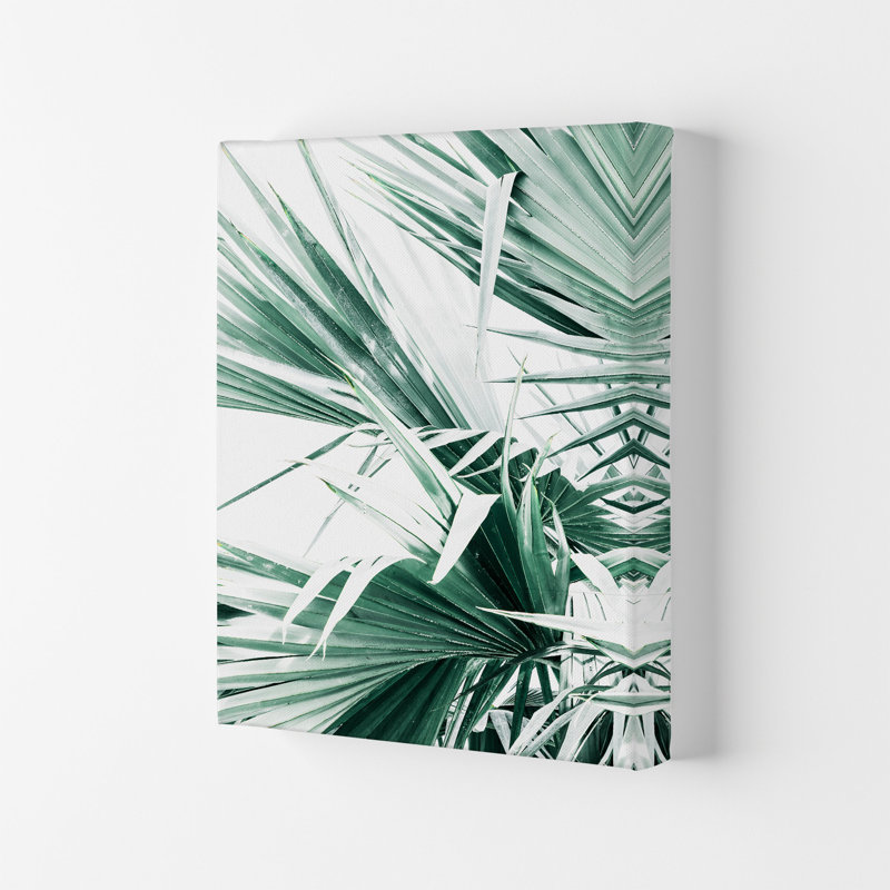 Palm Leaves II by Victoria Frost - Print, 59.4cm H x 42cm W x 4cm D, Wrapped Canvas