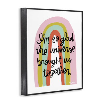 Universe Brought Us Together Framed Giclee, design by Mandy Ford Art + Illustration