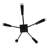 Ludwell 5 - Light Dimmable LED Geometric Chandelier