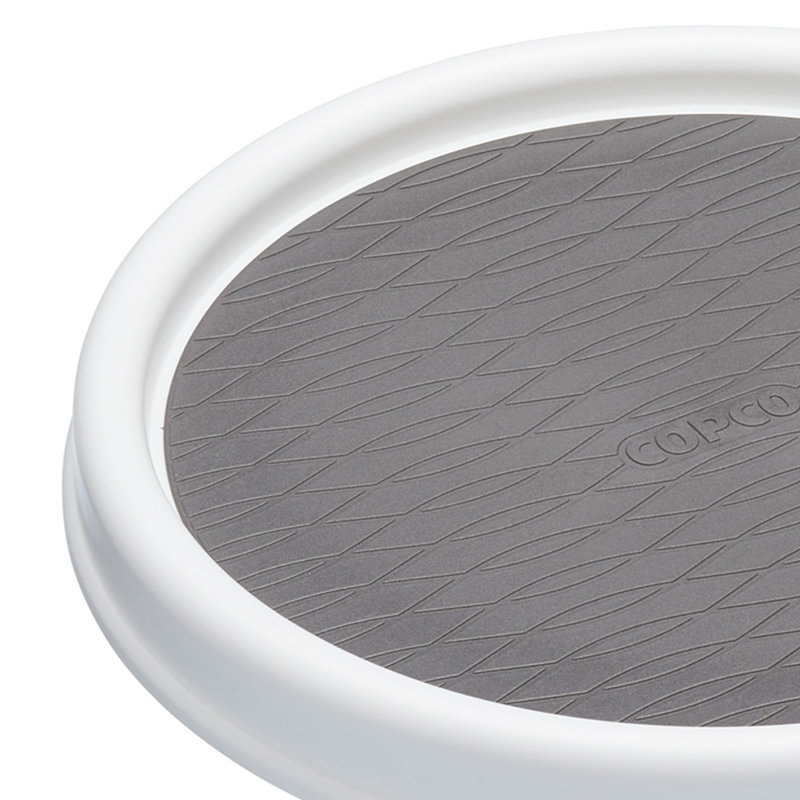 Copco Non-Skid Turntable/Worktop Organiser/Lazy Susan, 3.4cm H x 23cm W x 23cm D