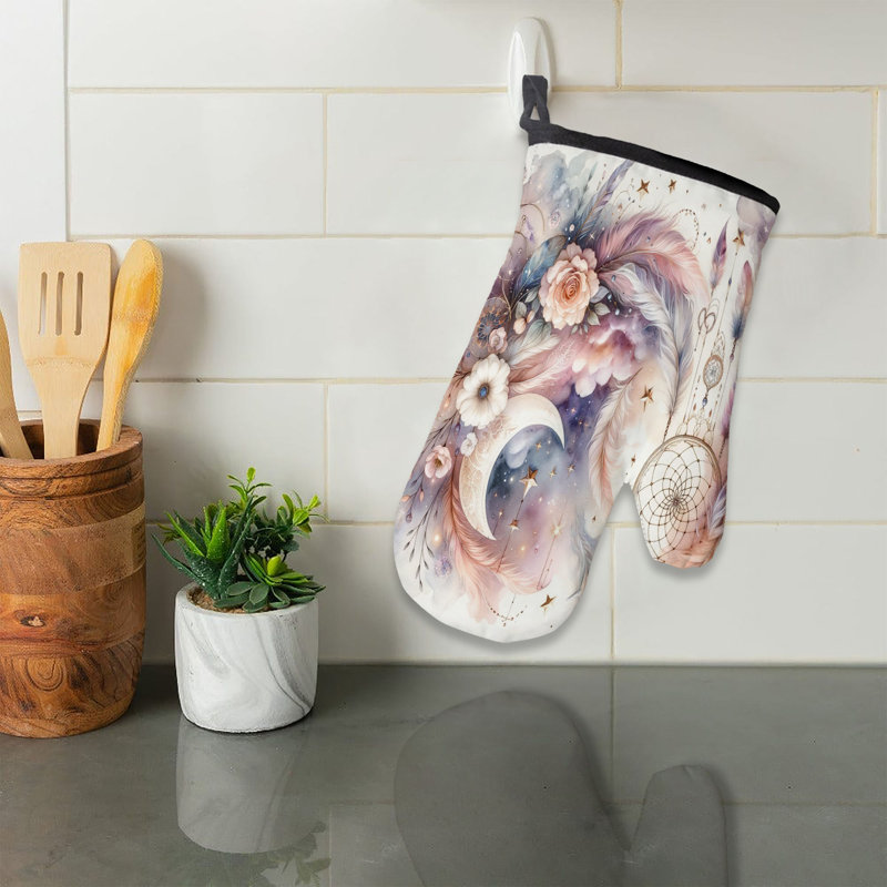 Dream Nets Oven Mitt Cotton Twill