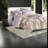 Floral Bedding Sets, Taupe Polyester Comforter For Home