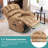 Anastasie Upholstered Heated Massage Chair-477425359