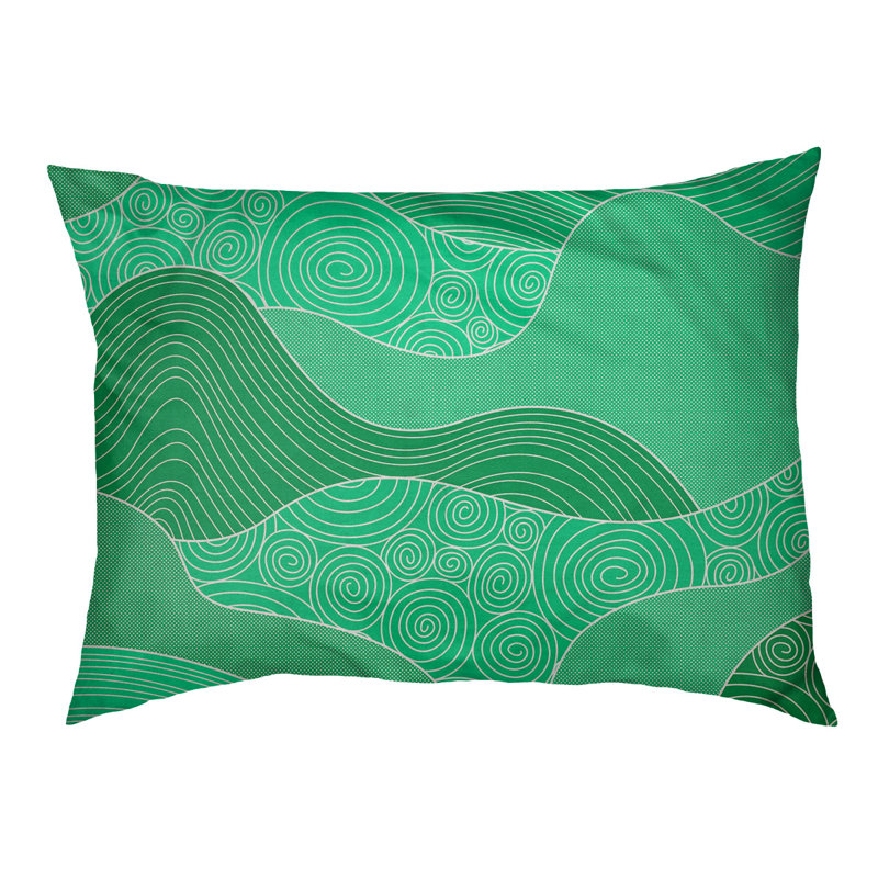 Coussin pour chien Byrge, Moyen (L 29,5 po x P19,5 po x H 9,5 po), Vert