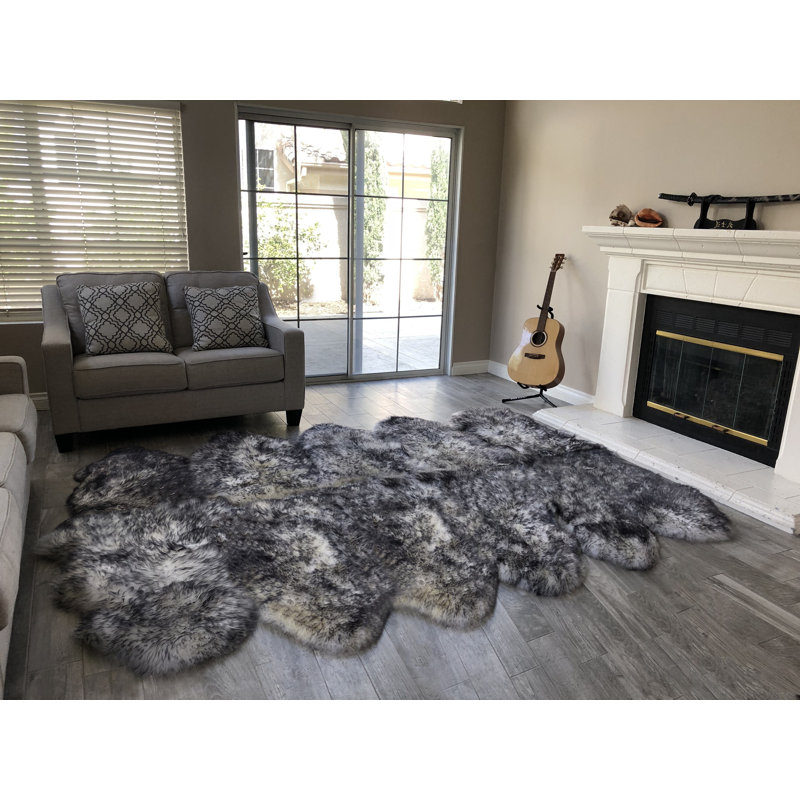 Amaranta Performance Sheepskin Indoor Rug, Novelty 5'5" x 9'2"
