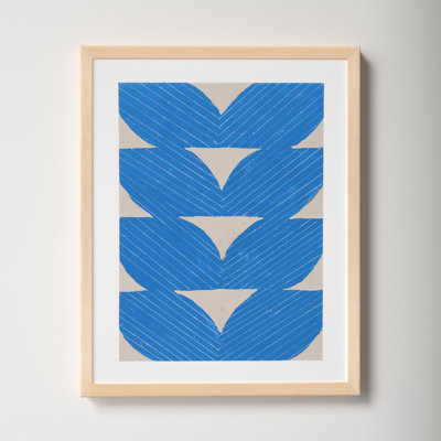 Blue Chevron by Andrea Stokes