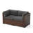 Wicker Outdoor Patio Chair With Cushions-610290920