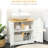 Modern White Bathroom Under Sink Locker, Double Doors And Adjustable Shelf For Wall Mount Efficient Storage Unit Space Drawer Unit, With