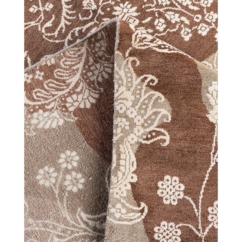 Overdyed One-of-a-Kind 8' 2" X 10' 4" Hand Knotted Area Rug