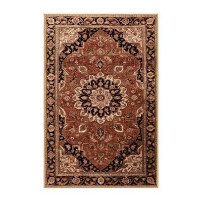 Tapis brun lavable à la machine