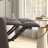 Arncliffe 37.8" Wide Faux Leather Swivel Rocker Manual Recliner Chair With Heated Massage & Dual Cupholders (Set of 2)-107529610